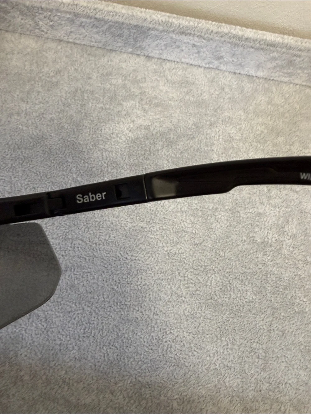 NWT Wiley X Black Saber Sunglasses With Interchangeable Lenses Safety Rated